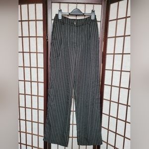 SHEIN Pinstripe Wide Leg Pants